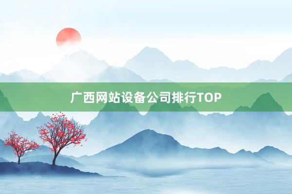 广西网站设备公司排行TOP